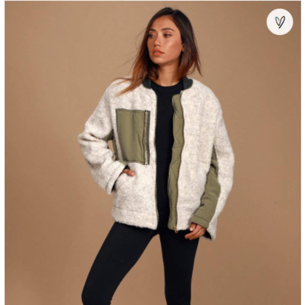 Free People 'We The Free' Rivington Sherpa Jacket